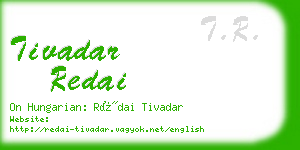 tivadar redai business card